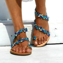 Load image into Gallery viewer, Rhinestones Crystal Summer Sandal Shoes For Woman