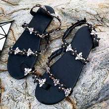 Load image into Gallery viewer, Rhinestones Crystal Summer Sandal Shoes For Woman