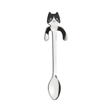 Load image into Gallery viewer, Stainless Steel Cartoon Cat Teaspoon