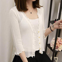 Load image into Gallery viewer, Thin Short Faux Silk Jacket For Women