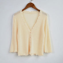 Load image into Gallery viewer, Thin Short Faux Silk Jacket For Women