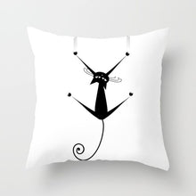 Load image into Gallery viewer, Cute Black Cat Pillows