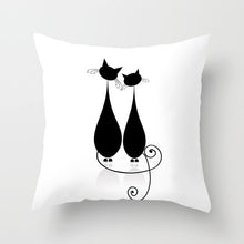 Load image into Gallery viewer, Cute Black Cat Pillows