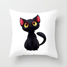 Load image into Gallery viewer, Cute Black Cat Pillows