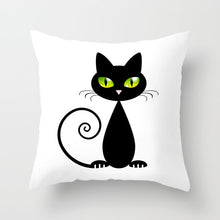 Load image into Gallery viewer, Cute Black Cat Pillows