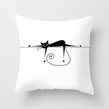 Load image into Gallery viewer, Cute Black Cat Pillows