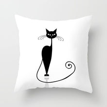 Load image into Gallery viewer, Cute Black Cat Pillows