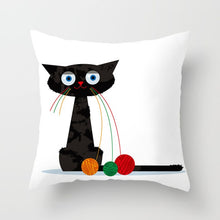 Load image into Gallery viewer, Cute Black Cat Pillows
