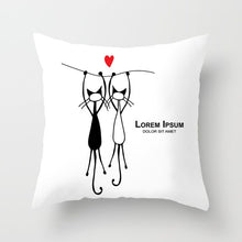 Load image into Gallery viewer, Cute Black Cat Pillows