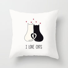 Load image into Gallery viewer, Cute Black Cat Pillows