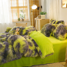Load image into Gallery viewer, Super Shaggy Coral Fleece Warm Cozy Bedding Set