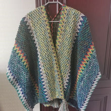 Load image into Gallery viewer, Vintage Women Knitted Women Shawl Poncho Outwear