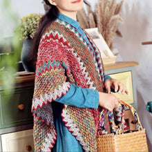 Load image into Gallery viewer, Vintage Women Knitted Women Shawl Poncho Outwear