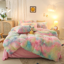 Load image into Gallery viewer, Super Shaggy Coral Fleece Warm Cozy Bedding Set