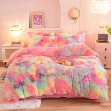 Load image into Gallery viewer, Super Shaggy Coral Fleece Warm Cozy Bedding Set