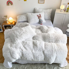 Load image into Gallery viewer, Super Shaggy Coral Fleece Warm Cozy Bedding Set