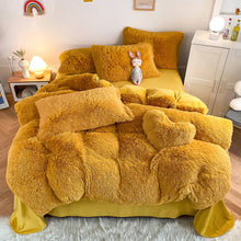 Load image into Gallery viewer, Super Shaggy Coral Fleece Warm Cozy Bedding Set