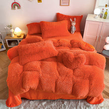 Load image into Gallery viewer, Super Shaggy Coral Fleece Warm Cozy Bedding Set