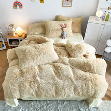 Load image into Gallery viewer, Super Shaggy Coral Fleece Warm Cozy Bedding Set