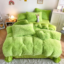 Load image into Gallery viewer, Super Shaggy Coral Fleece Warm Cozy Bedding Set