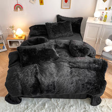 Load image into Gallery viewer, Super Shaggy Coral Fleece Warm Cozy Bedding Set