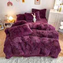 Load image into Gallery viewer, Super Shaggy Coral Fleece Warm Cozy Bedding Set