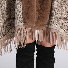 Load image into Gallery viewer, Soft Faux Fur Wool Blends Shawl Overcoat