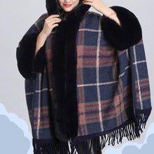 Load image into Gallery viewer, Soft Faux Fur Wool Blends Shawl Overcoat
