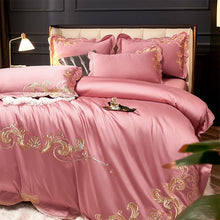 Load image into Gallery viewer, Cotton Luxury Embroidery Bedding Set
