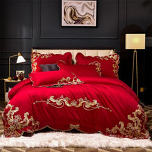 Load image into Gallery viewer, Cotton Luxury Embroidery Bedding Set