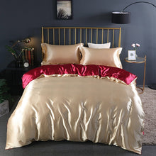 Load image into Gallery viewer, Mulberry Silk Bedding Quilt Cover Set