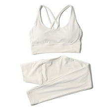 Load image into Gallery viewer, 2 Pieces Women Yoga Set - Quick-Dry Breathable Bra &amp; Leggings with Pocket
