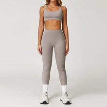 Load image into Gallery viewer, 2-Piece Women Yoga Sports Set | Quick Drying Activewear | Breathable Workout Outfit for Fitness &amp; Training
