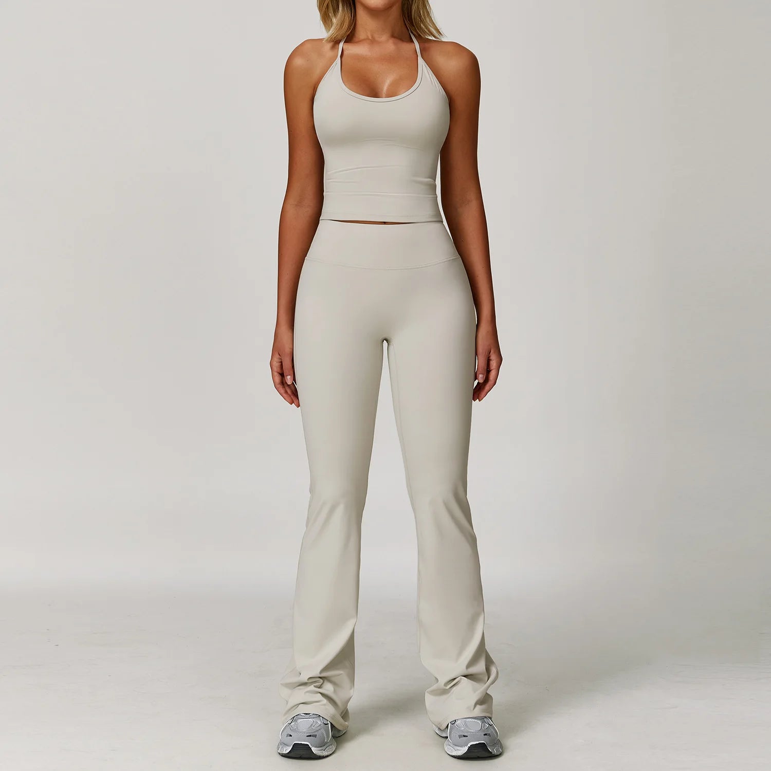 2PCS Women's Sports Set: Slim Fit Quick-Dry Yoga Jacket & High Waisted Push Up Fitness Outfit | All-Season Workout Clothes