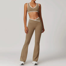 Load image into Gallery viewer, Premium 2 Pieces Yoga Outfit Set  - High Waist Leggings &amp; Sports Bra
