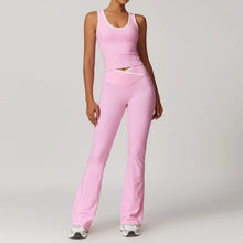 Load image into Gallery viewer, Premium 2 Pieces Yoga Outfit Set  - High Waist Leggings &amp; Sports Bra
