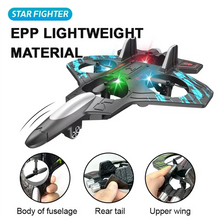 Load image into Gallery viewer, 2.4G Remote Control RC Airplane Toy - Tumbling Stunt Plane - Blue
