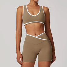 Load image into Gallery viewer, Premium 2 Pieces Yoga Outfit Set  - High Waist Leggings &amp; Sports Bra
