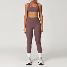 Load image into Gallery viewer, 2-Piece Women Yoga Sports Set | Quick Drying Activewear | Breathable Workout Outfit for Fitness &amp; Training
