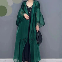 Load image into Gallery viewer, Elegant Loose Thin Long Hooded Women Cardigan
