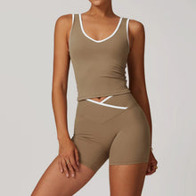 Load image into Gallery viewer, Premium 2 Pieces Yoga Outfit Set  - High Waist Leggings &amp; Sports Bra
