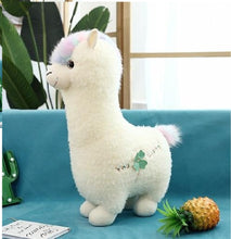 Load image into Gallery viewer, White Soft Alpaca Lama Stuffed Plush Toy
