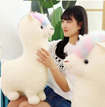 Load image into Gallery viewer, White Soft Alpaca Lama Stuffed Plush Toy
