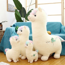 Load image into Gallery viewer, White Soft Alpaca Lama Stuffed Plush Toy
