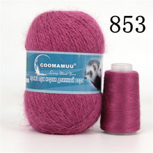 Load image into Gallery viewer, High Quality Soft Mink Luxury Long Plush Wool Cashmere Yarn for Knitting
