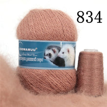 Load image into Gallery viewer, High Quality Soft Mink Luxury Long Plush Wool Cashmere Yarn for Knitting
