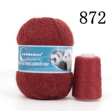 Load image into Gallery viewer, High Quality Soft Mink Luxury Long Plush Wool Cashmere Yarn for Knitting
