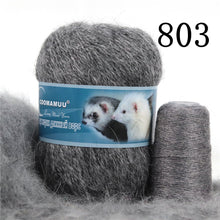 Load image into Gallery viewer, High Quality Soft Mink Luxury Long Plush Wool Cashmere Yarn for Knitting
