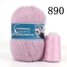 Load image into Gallery viewer, High Quality Soft Mink Luxury Long Plush Wool Cashmere Yarn for Knitting
