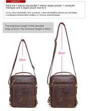 Load image into Gallery viewer, Genuine Leather Shoulder Bag For Men
